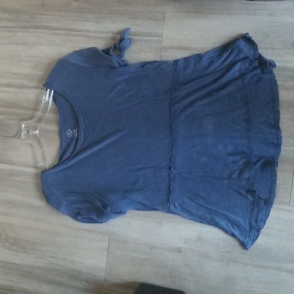 T&B Prussian Blue Tunic Top Size XL